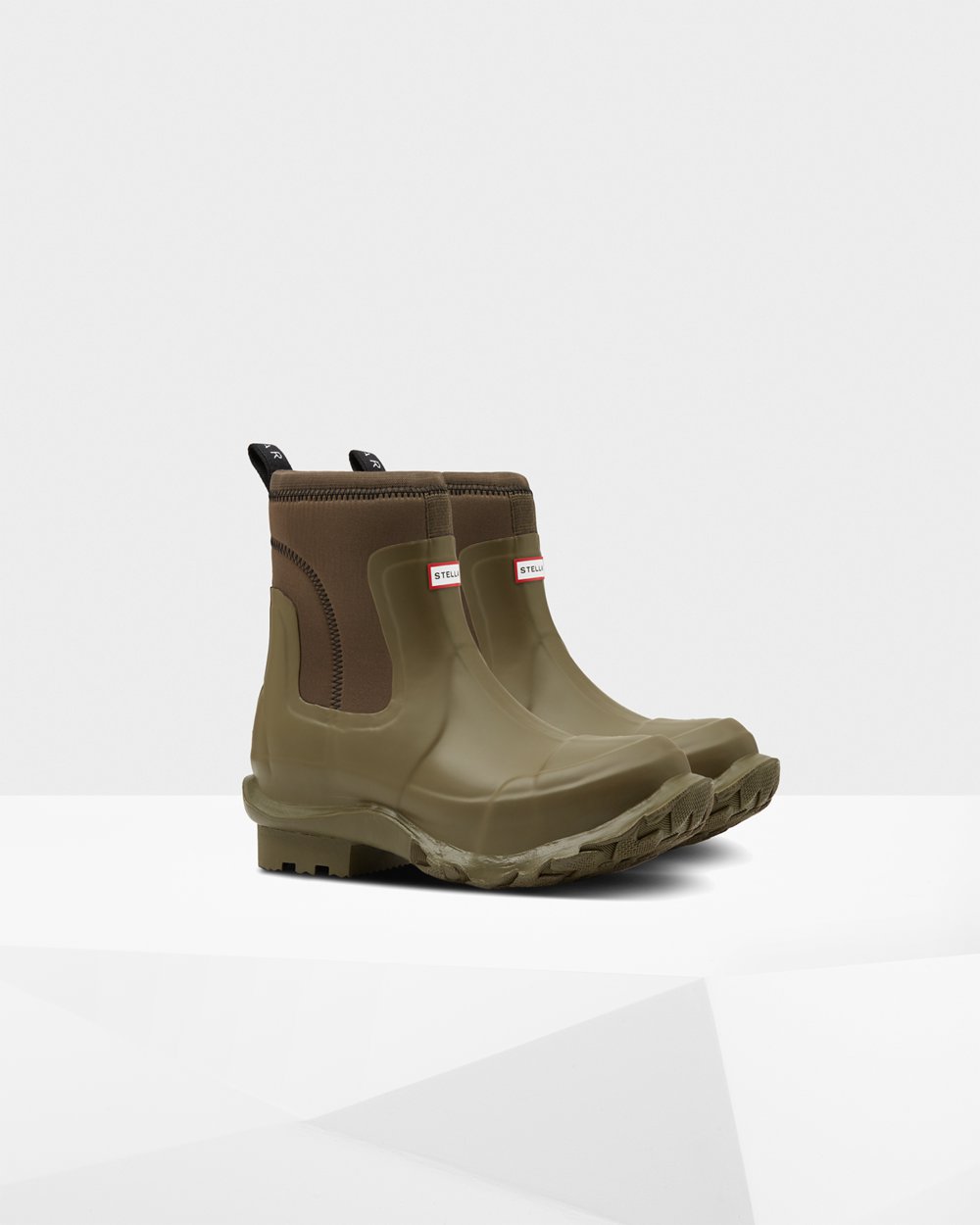 Men Hunter Stella Mccartney X | Chelsea Boots Olive | NZ-13796-FWLT